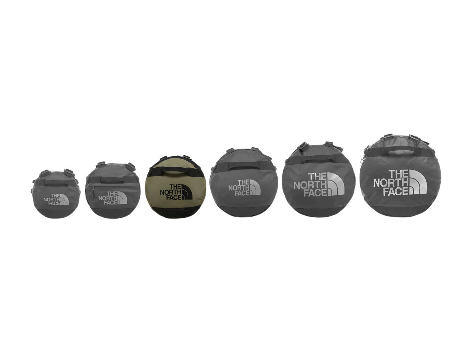 The North Face Base Camp Duffel - Medium, burnt olive green/tnf black - Bild 5