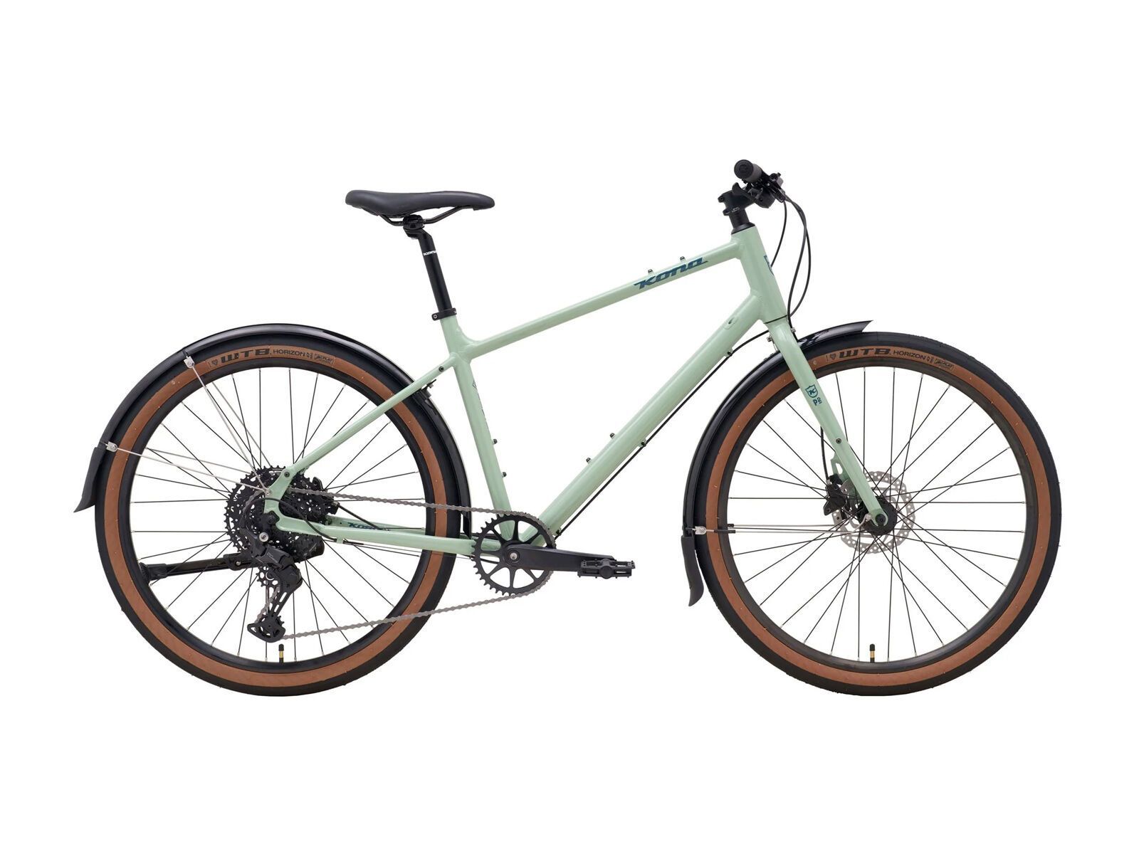 Kona Dew DL, gloss jade w/storm blue decals - Bild 1