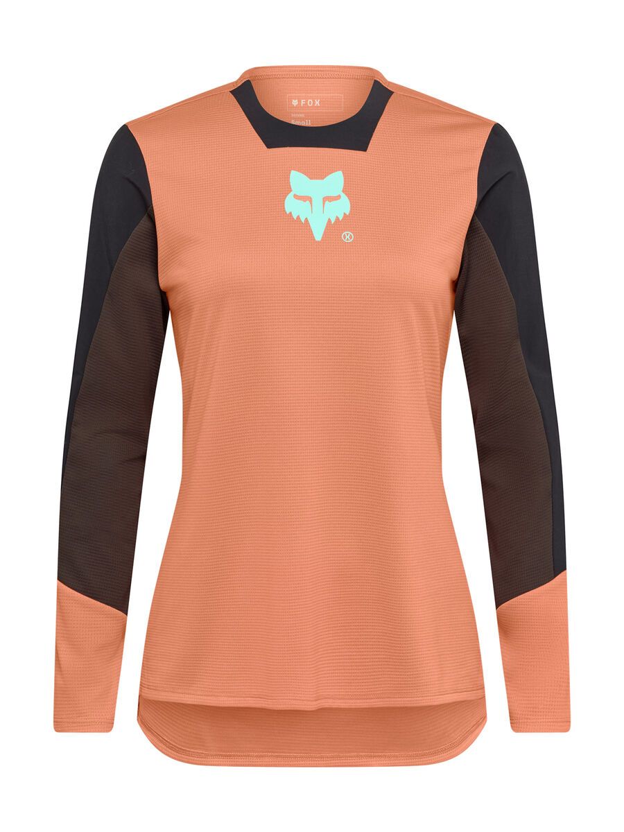 Fox Womans Defend LS Jersey Elevated, coral - Bild 1