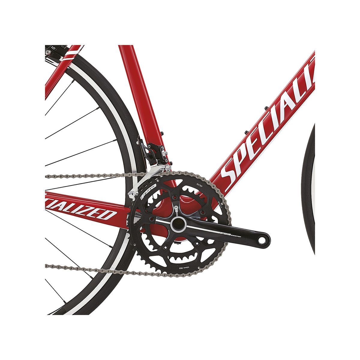 Specialized Tarmac Sport, Gloss Red/White - Bild 3
