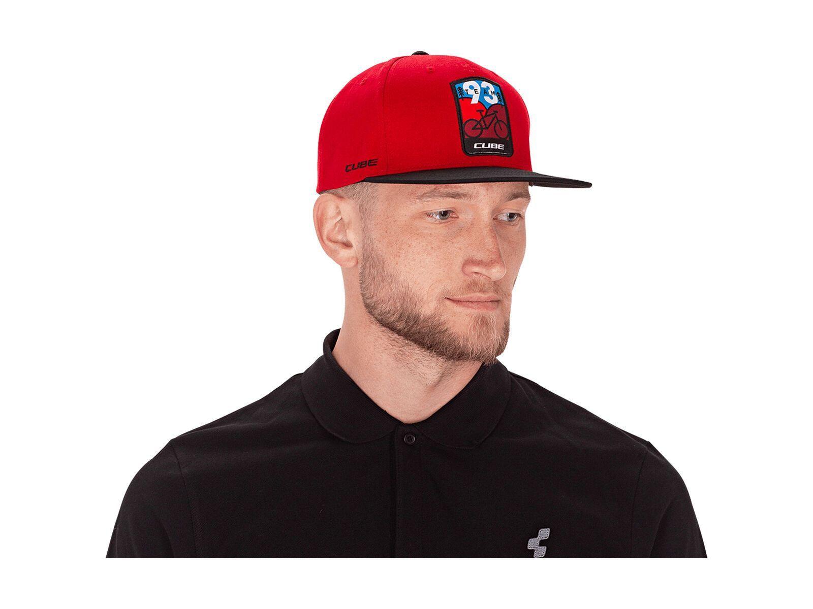 Cube Freeride Cap Team 93, red´n´black - Bild 1