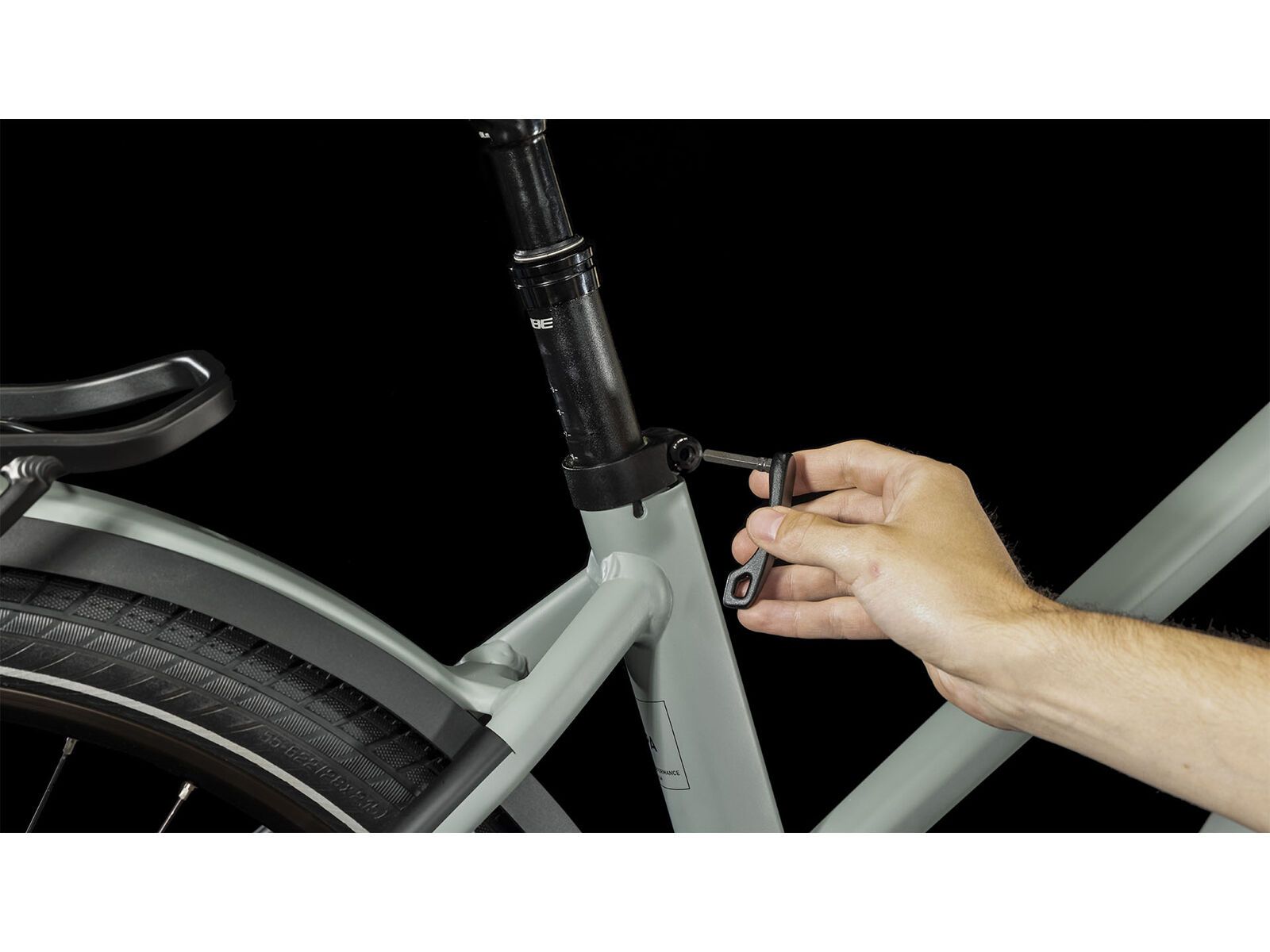 Cube Kathmandu Hybrid One 625 Trapeze, swampgrey´n´black - Bild 7