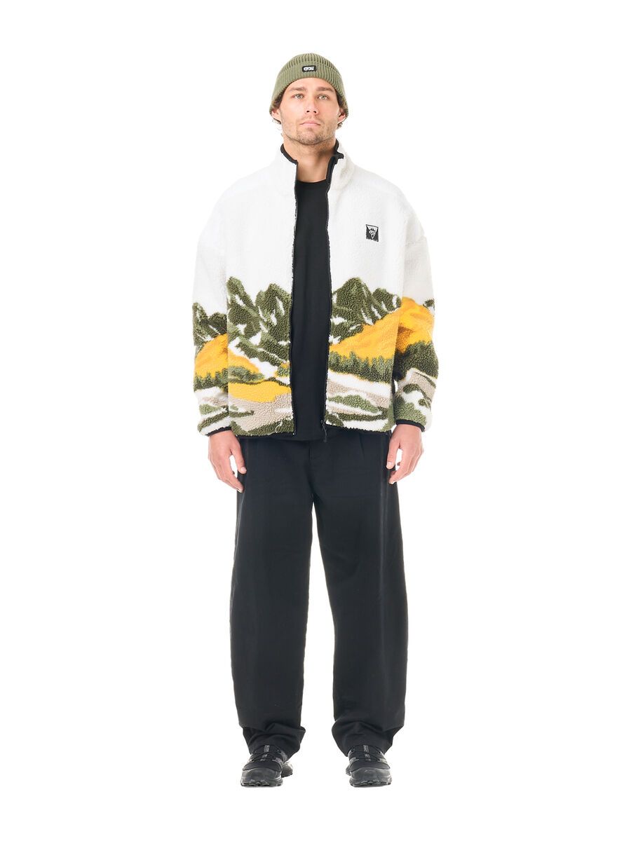 Picture Hafdals Zip Fleece, grape leaf - Bild 8