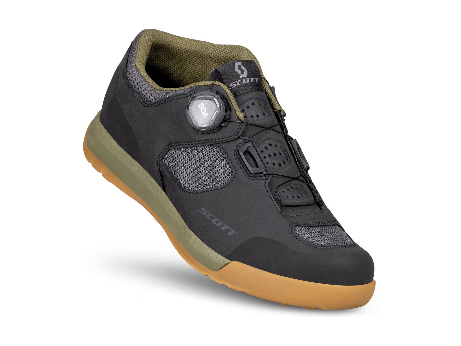 Scott MTB Shr-alp Evo BOA Shoe, black/fir green - Bild 1