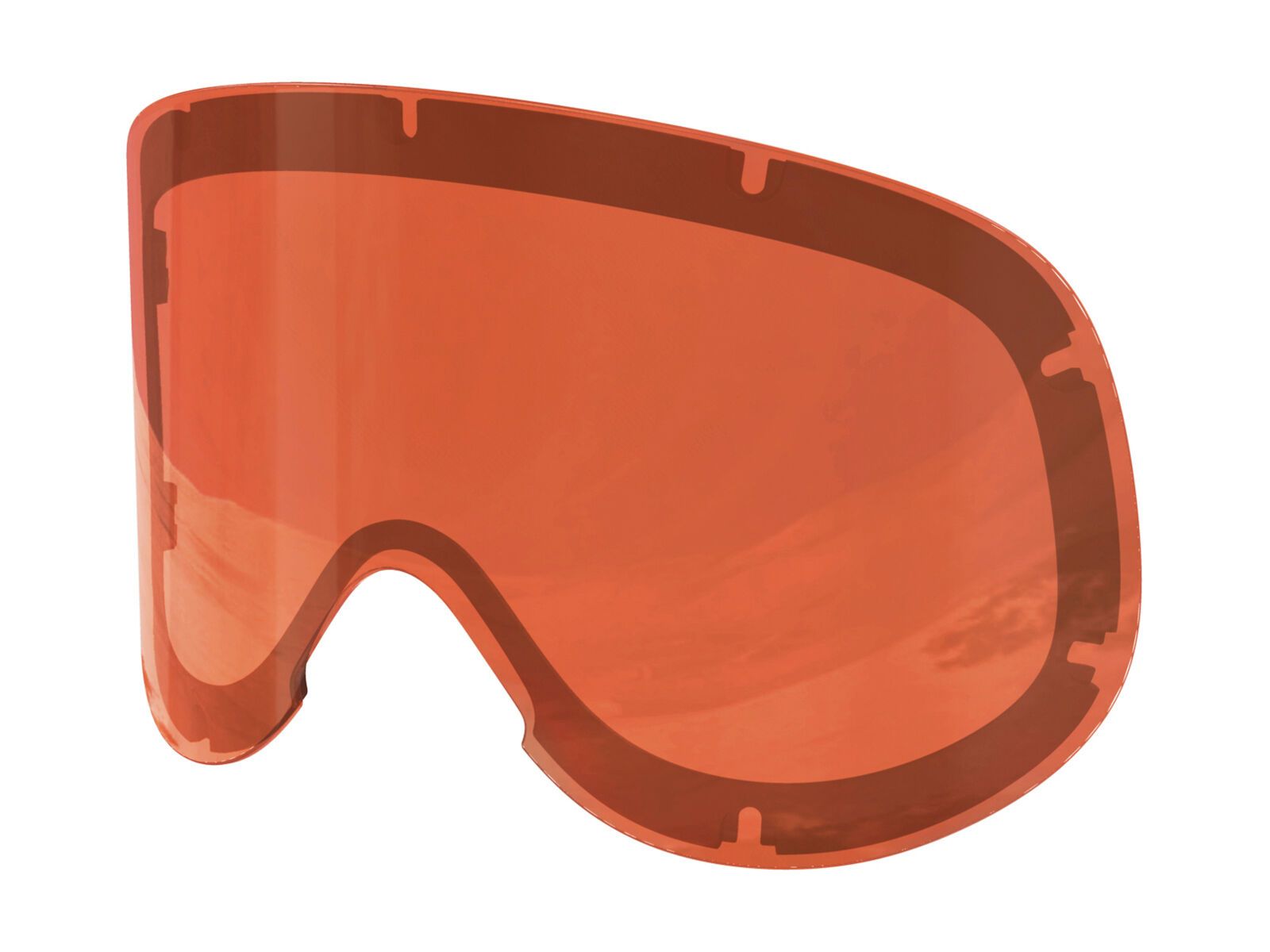 POC Lid Wechselscheibe, sonar orange - Bild 1