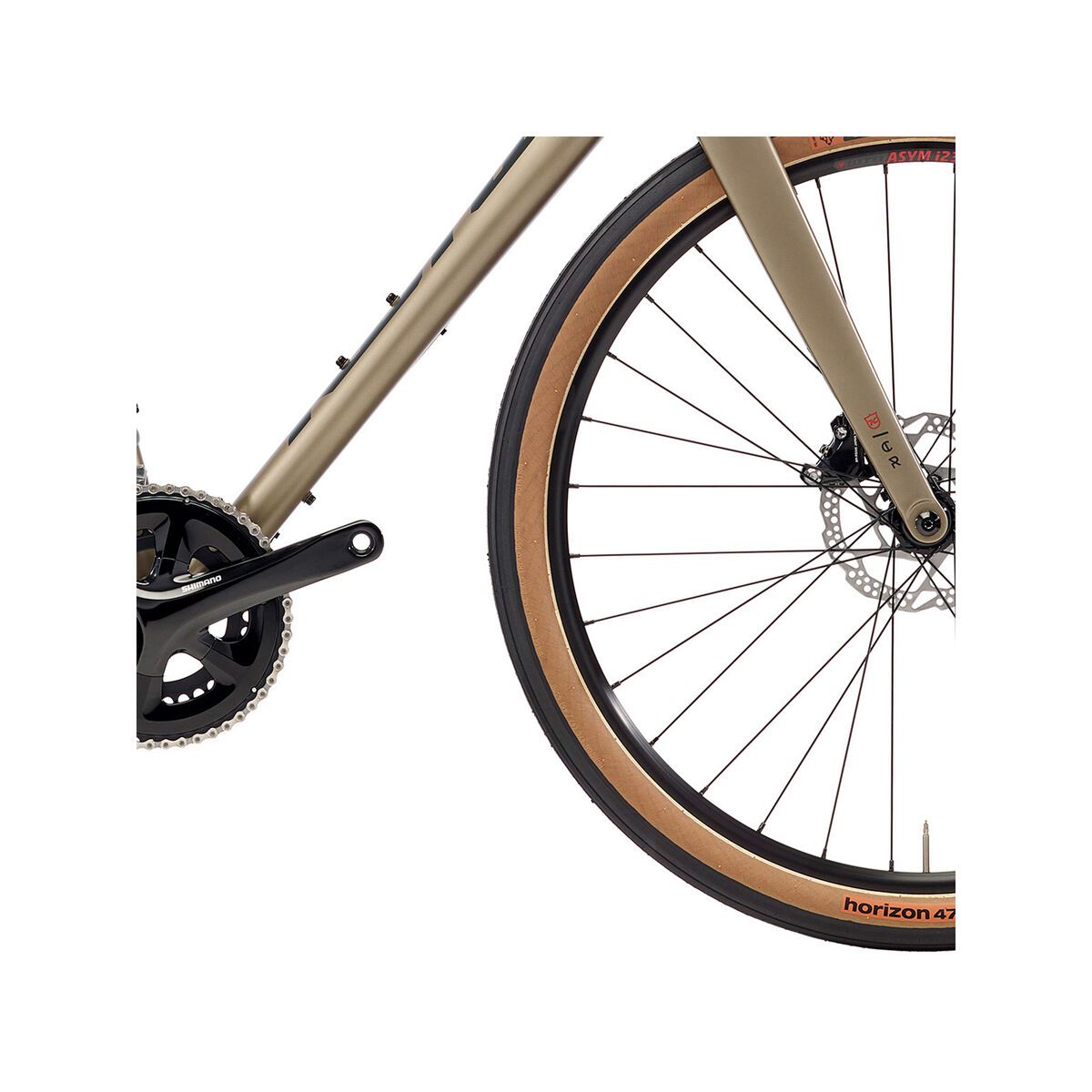 Kona Rove NRB DL, matt metallic sand w/ charcoal & red decals - Bild 4