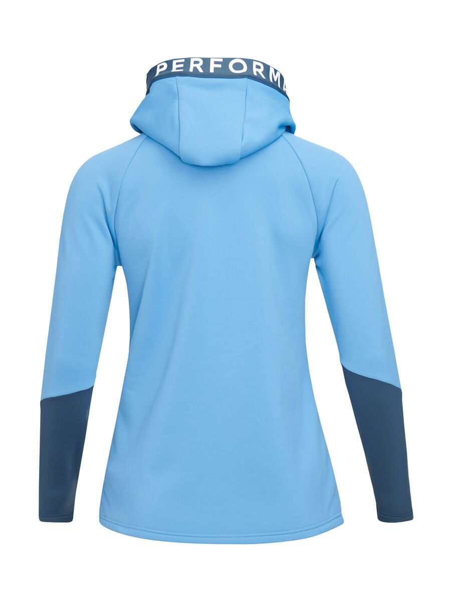 Peak Performance W Rider Zip Hood, blue elevation - Bild 2