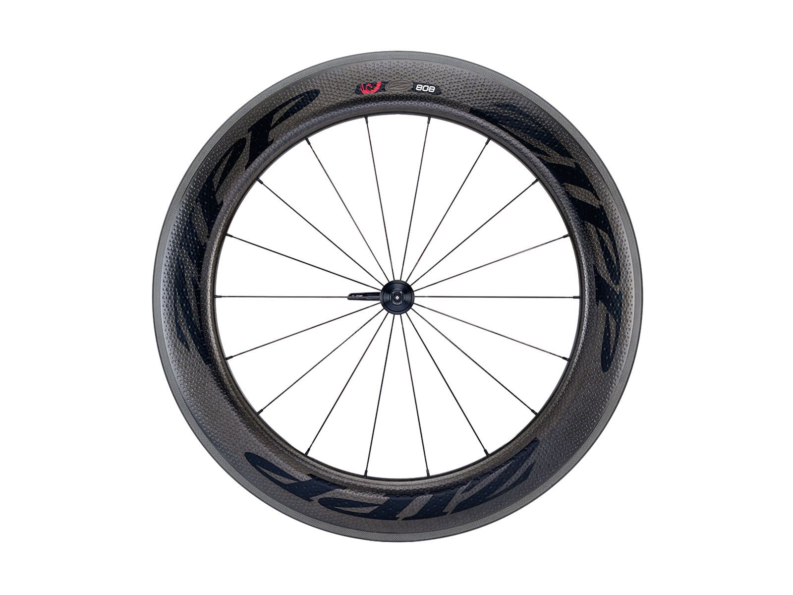 Zipp 808 Firecrest Tubular, schwarz / schwarze Aufkleber - Bild 1
