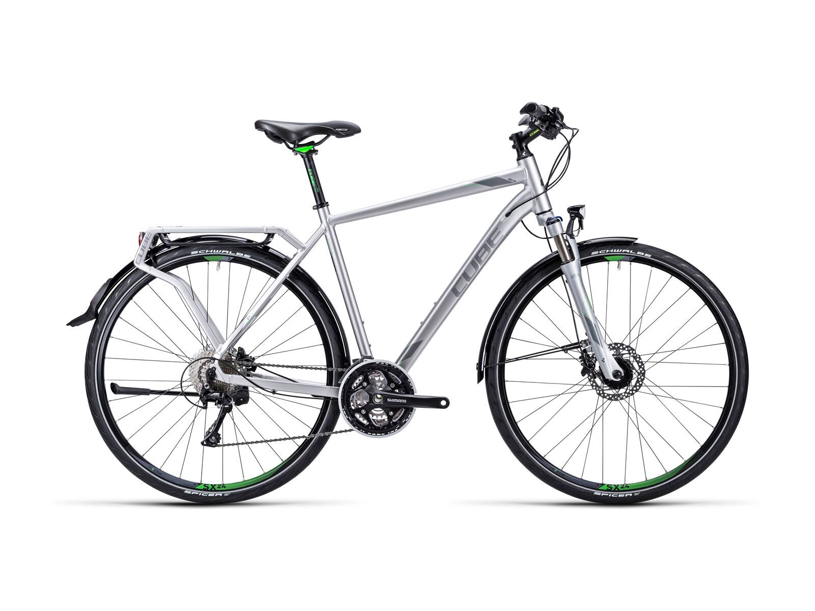 Cube Delhi Pro, silver anthrazit green - Bild 1