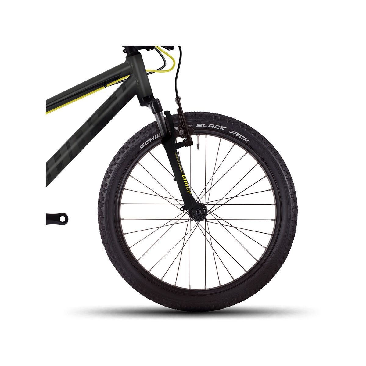 Ghost Kato Kid 2 AL 20, gray/night black/neon yellow - Bild 2