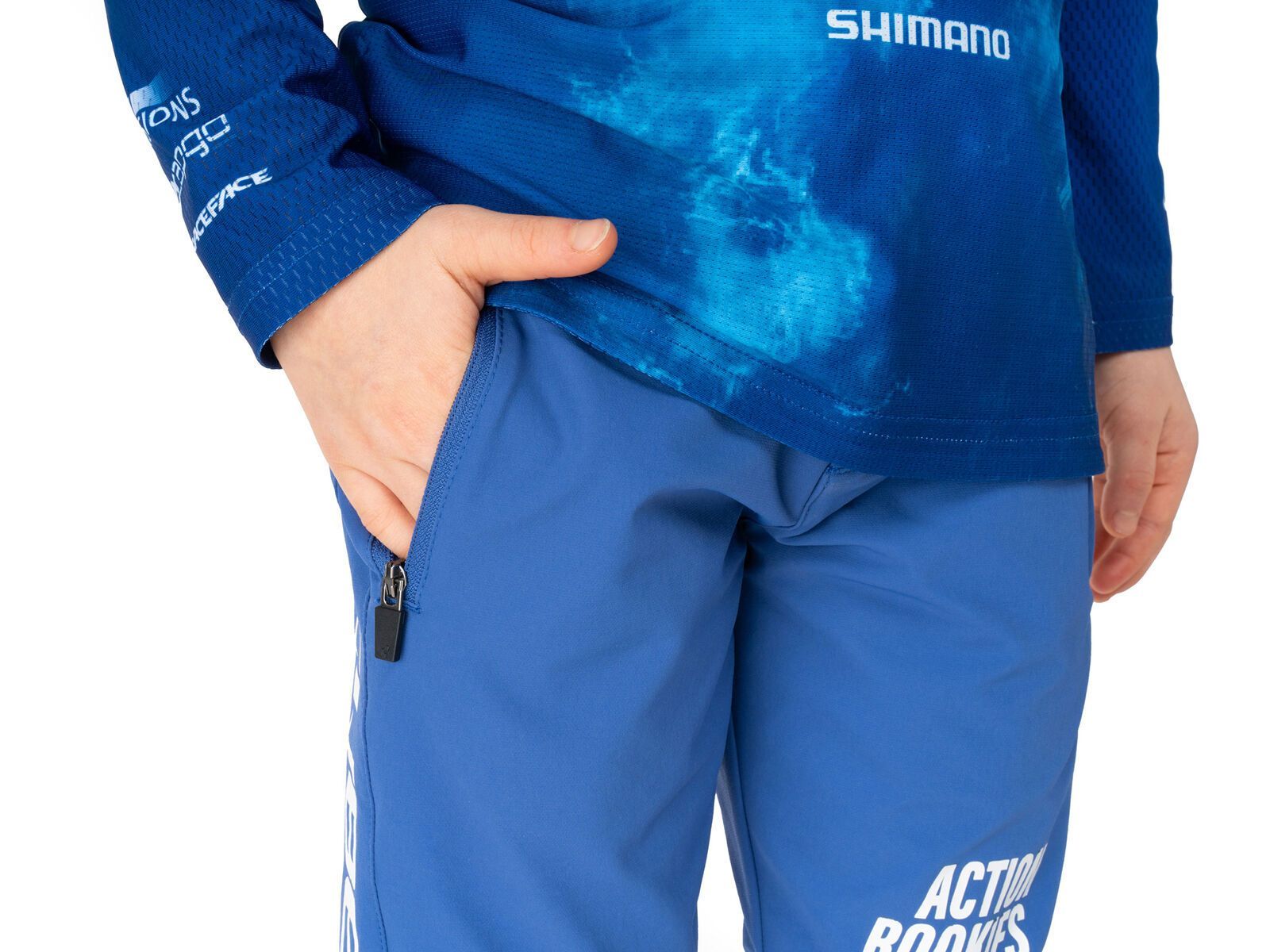 Cube MTB Baggy Short Rookie X Actionteam, blue - Bild 3