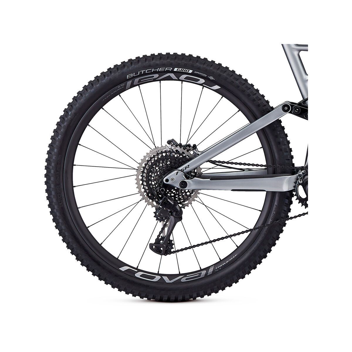 Specialized S-Works Enduro 29, gloss flake silver form fade/tarmac black - Bild 6