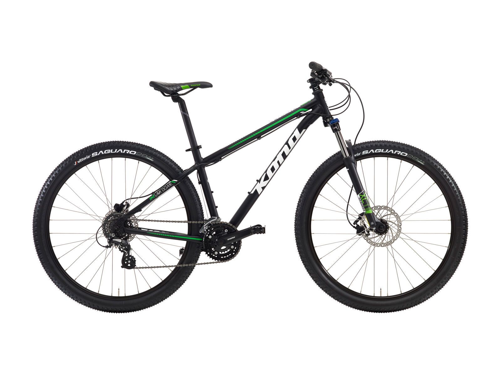 Kona Lava Dome, matt black w/ white & green decals - Bild 1