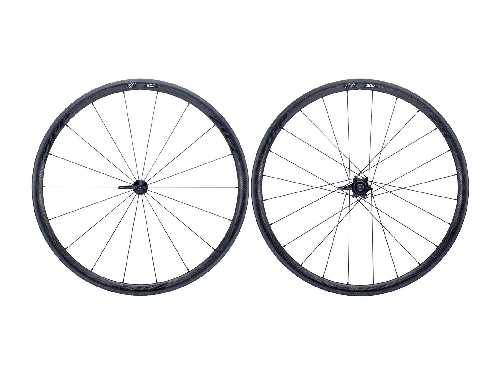 Zipp 202 Tubular - Campagnolo, schwarz/mattschwarz - Bild 1