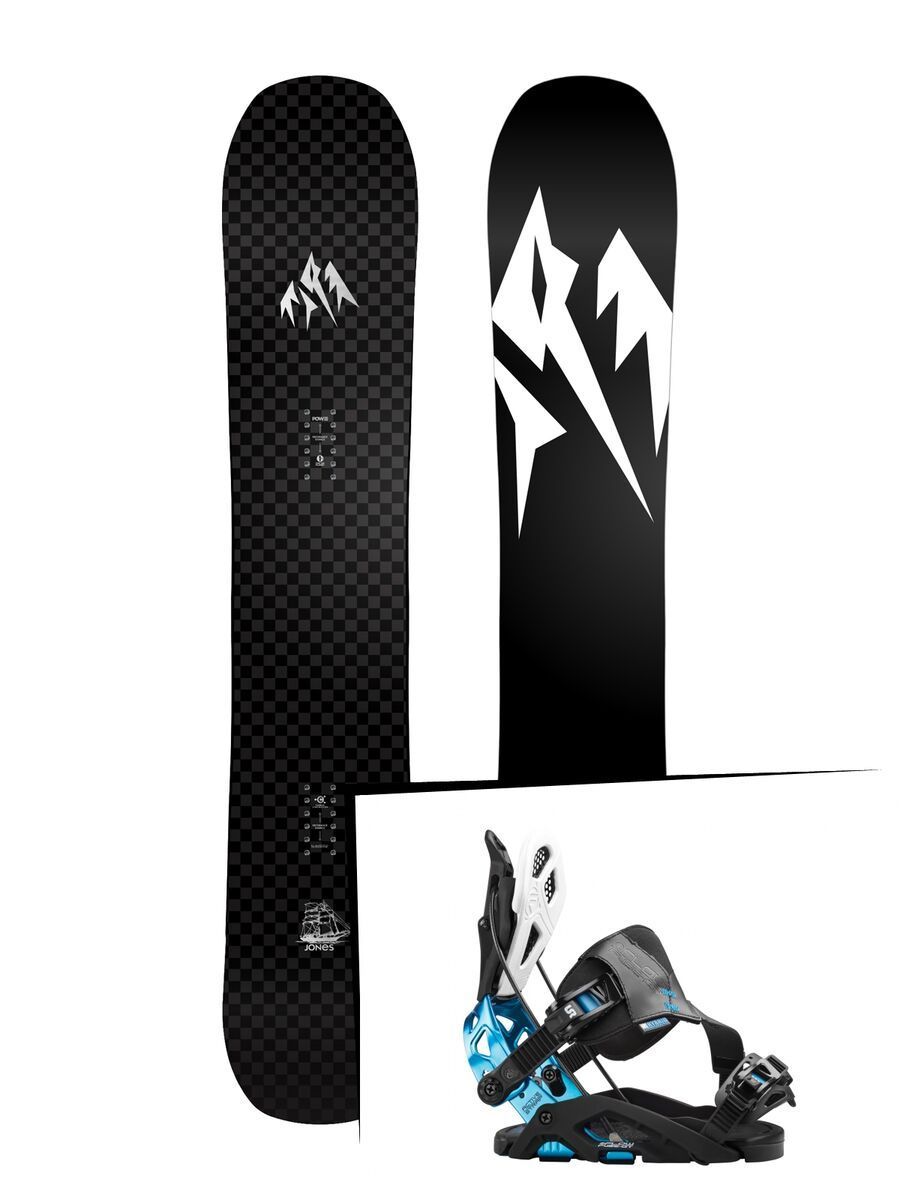 Set: Jones Carbon Flagship 2017 + Flow Fuse-GT Hybrid (1513136S) - Bild 1