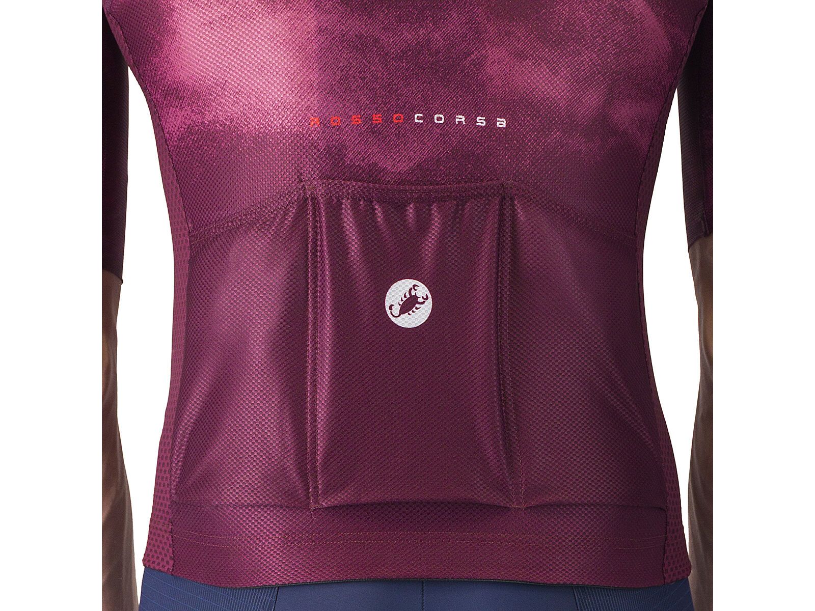 Castelli Climber's A/C Jersey, deep bordeaux/white - Bild 5