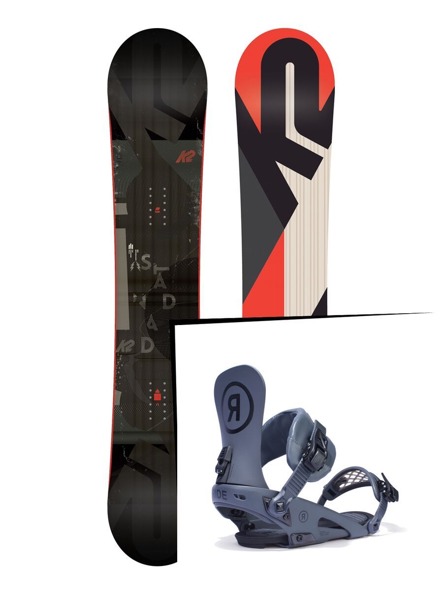 Set: K2 Standard Wide 2018 + Ride Rodeo grey - Bild 1