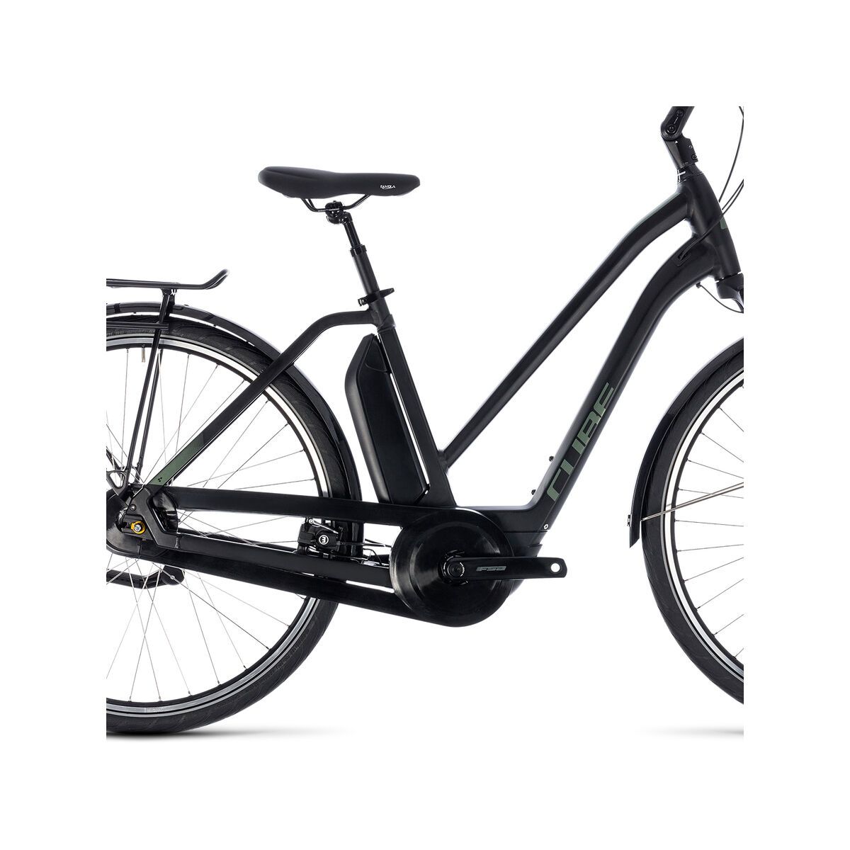 Cube Town Hybrid ONE 400 Trapeze, black´n´frostgreen - Bild 4