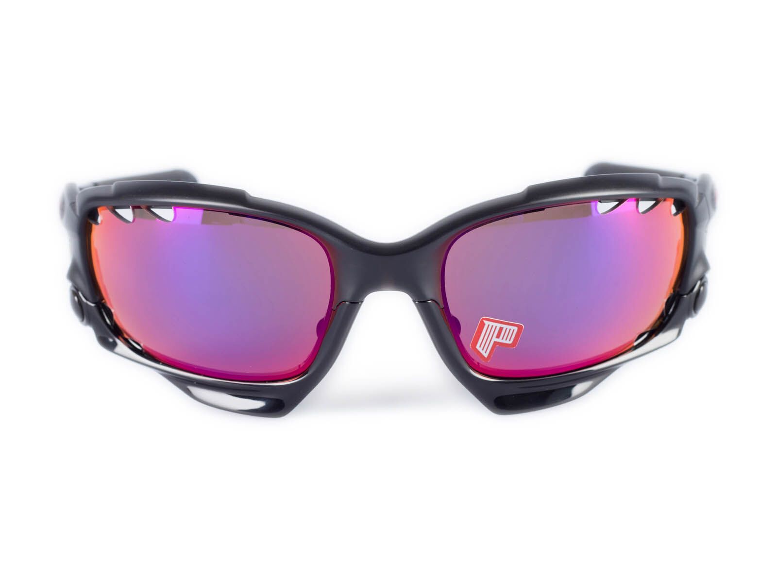 Oakley Racing Jacket Vented, Matte Black Ink/OO Red Polarized & Black Iridium - Bild 1