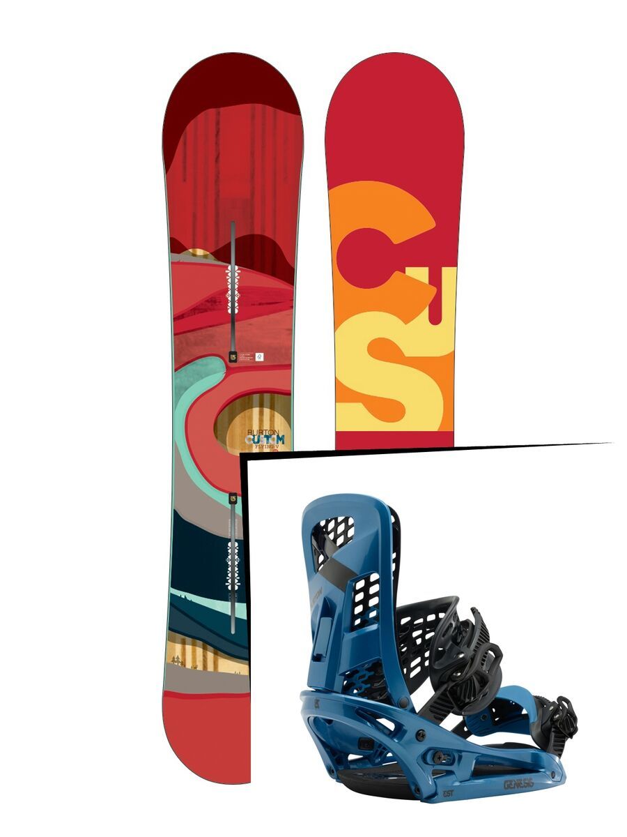 Burton Set: Custom Flying V Wide 2016 + Burton Genesis EST - Bild 1
