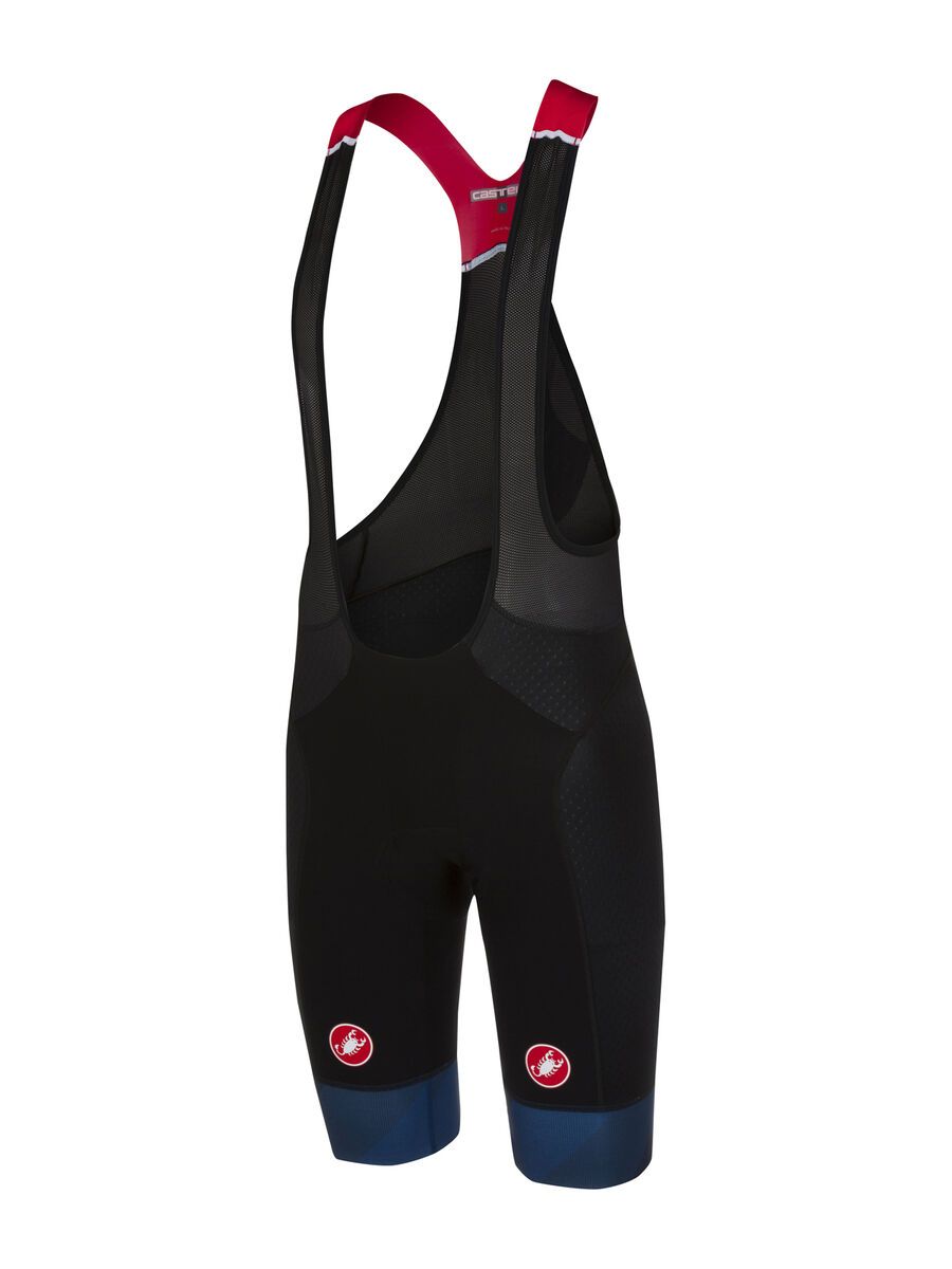 Castelli Free Aero Race Bibshort, black/dark infinity blue - Bild 1