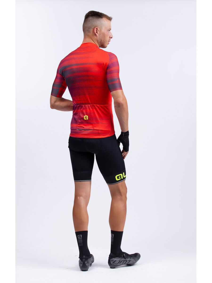 Ale Solid Turbo Short Sleeve Jersey, red - Bild 5