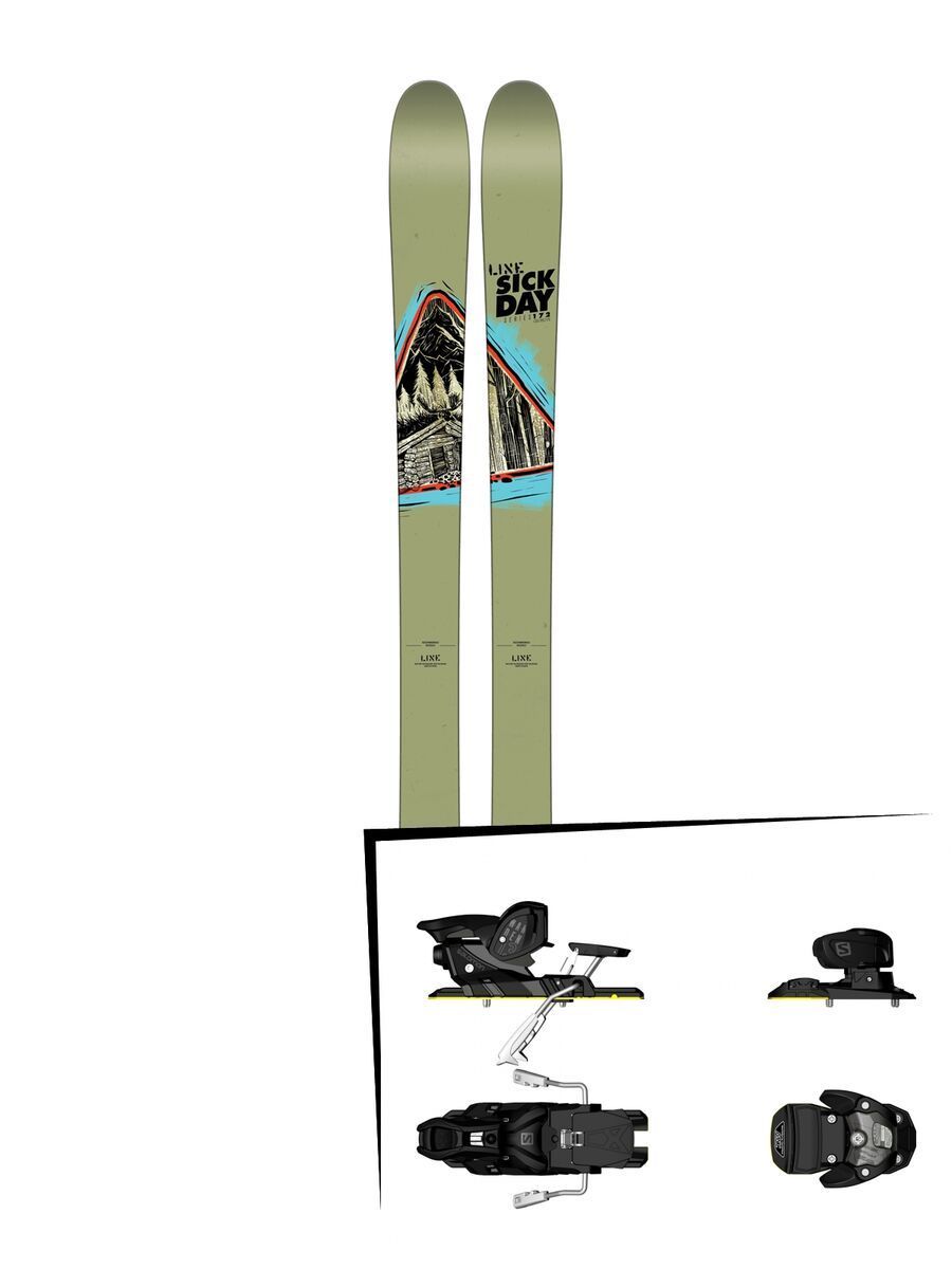 Line Set: Sick Day 95 2016 + Salomon Warden MNC 13 - Bild 1