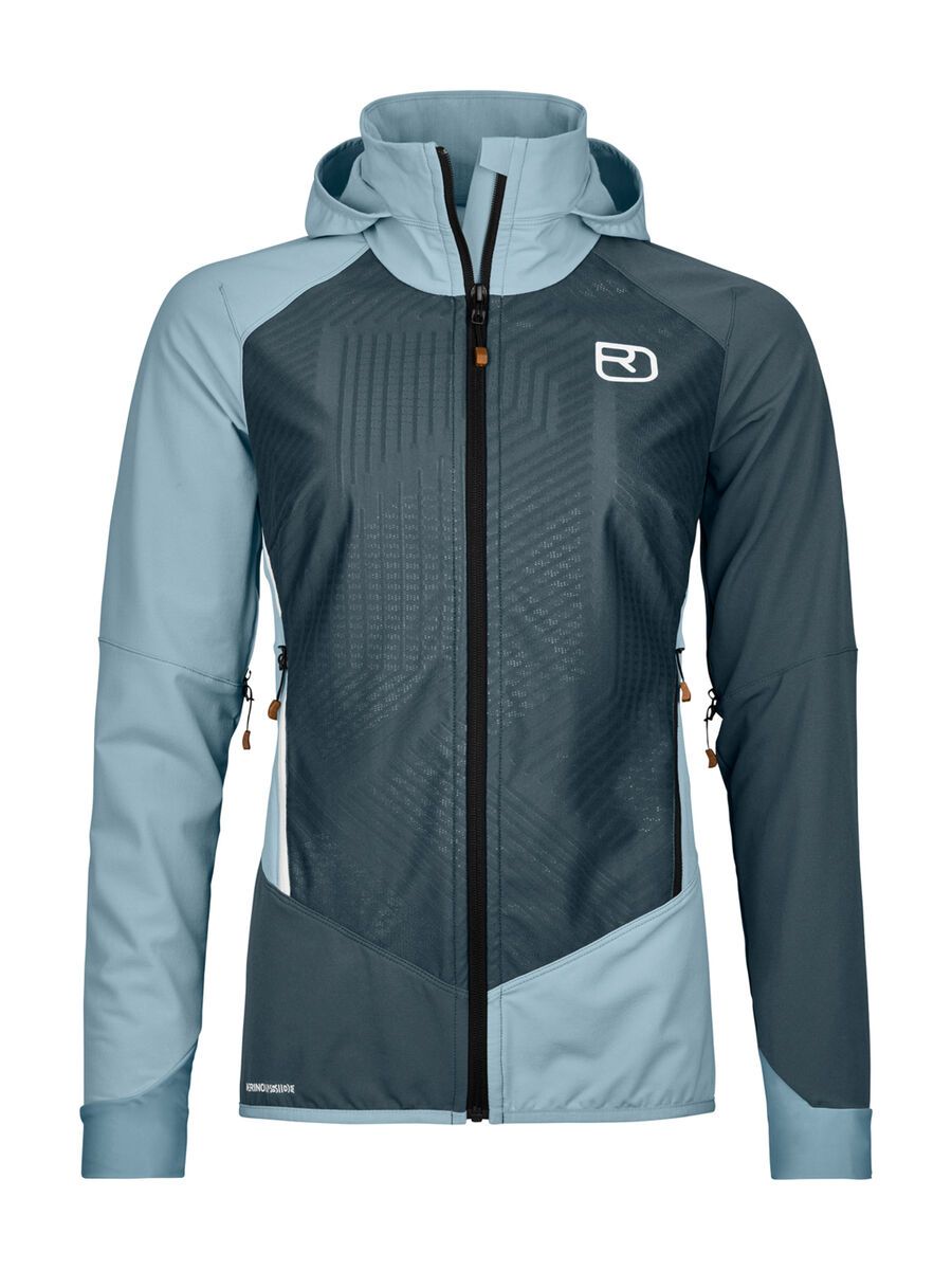 Ortovox Merino Naturtec Light Col Becchei Jacket W, glacier grey - Bild 1