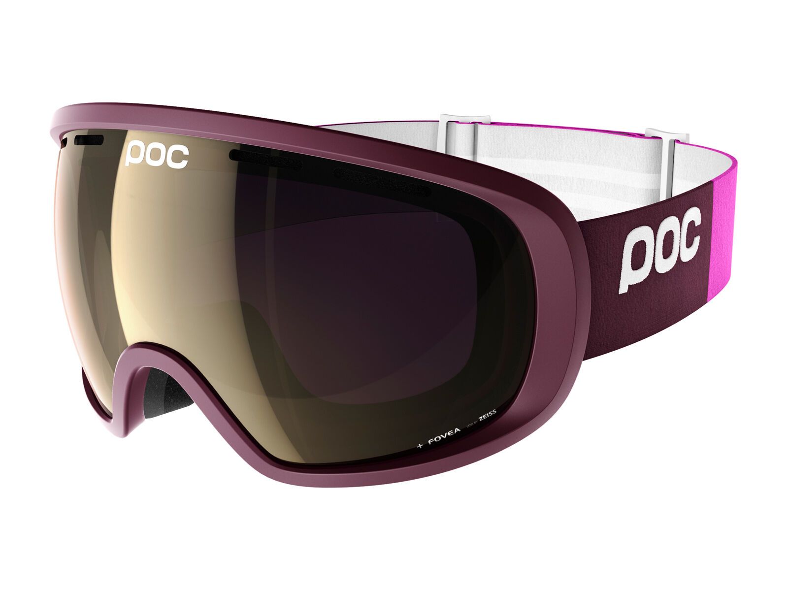 POC Fovea inkl. Wechselscheibe, red/Lens: pink bronze mirror - Bild 1