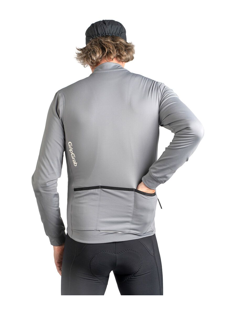 GripGrab RIDE Thermal Long Sleeve Jersey, grey - Bild 6