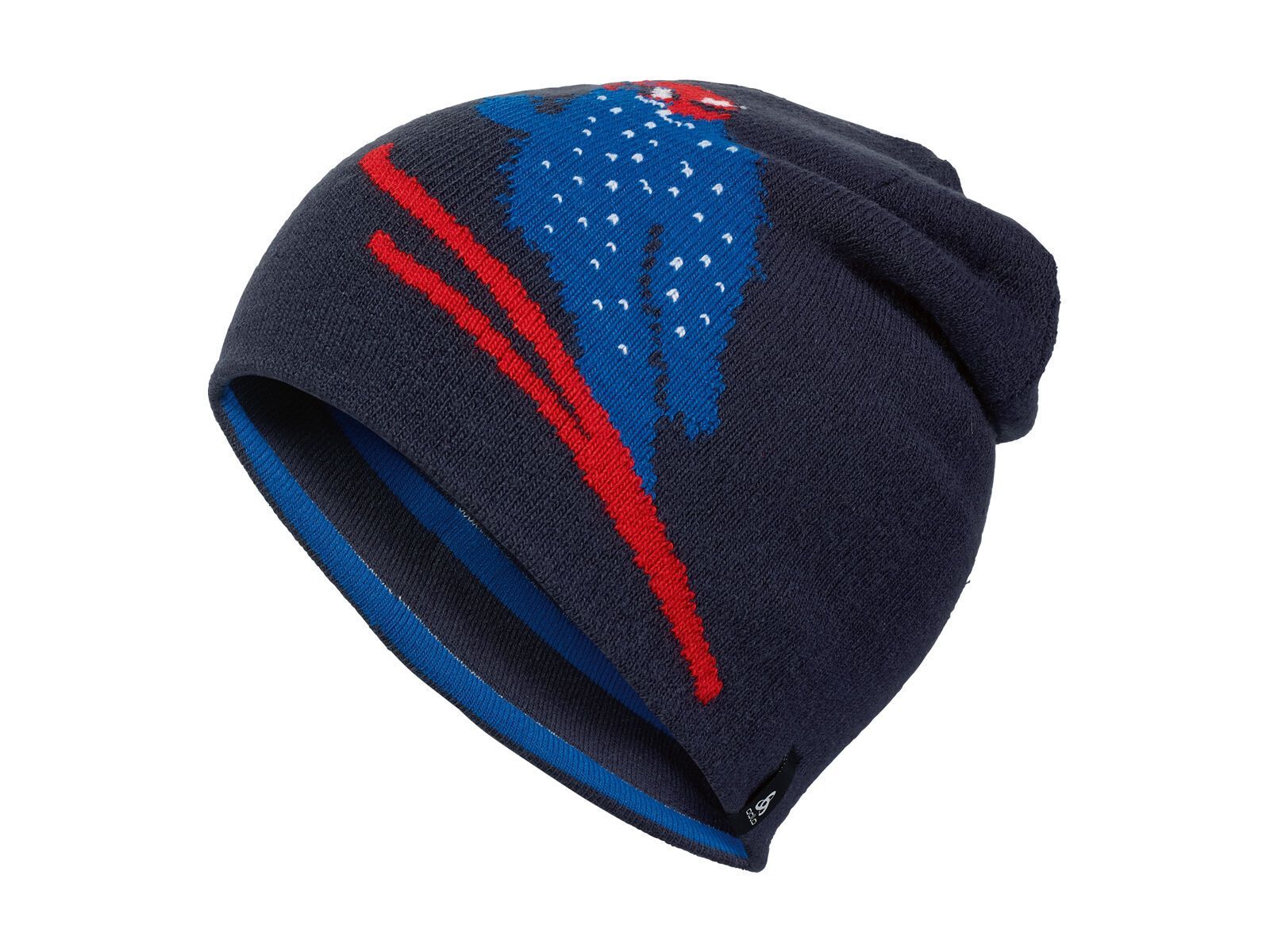 Odlo Hat Mid Gage Reversible Kids Warm, diving navy - energy blue - Bild 1