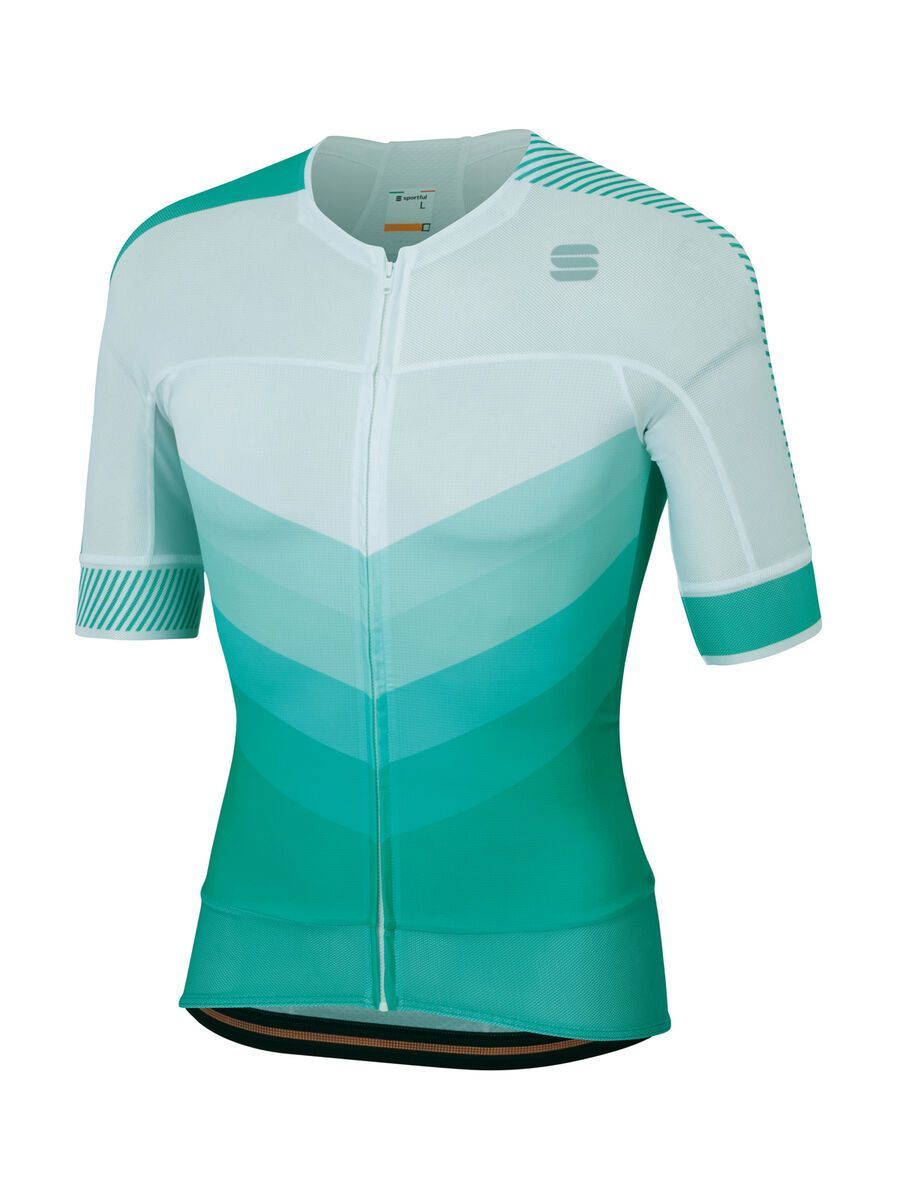 Sportful BodyFit Pro 2.0 Evo Jersey, white/bora green - Bild 1