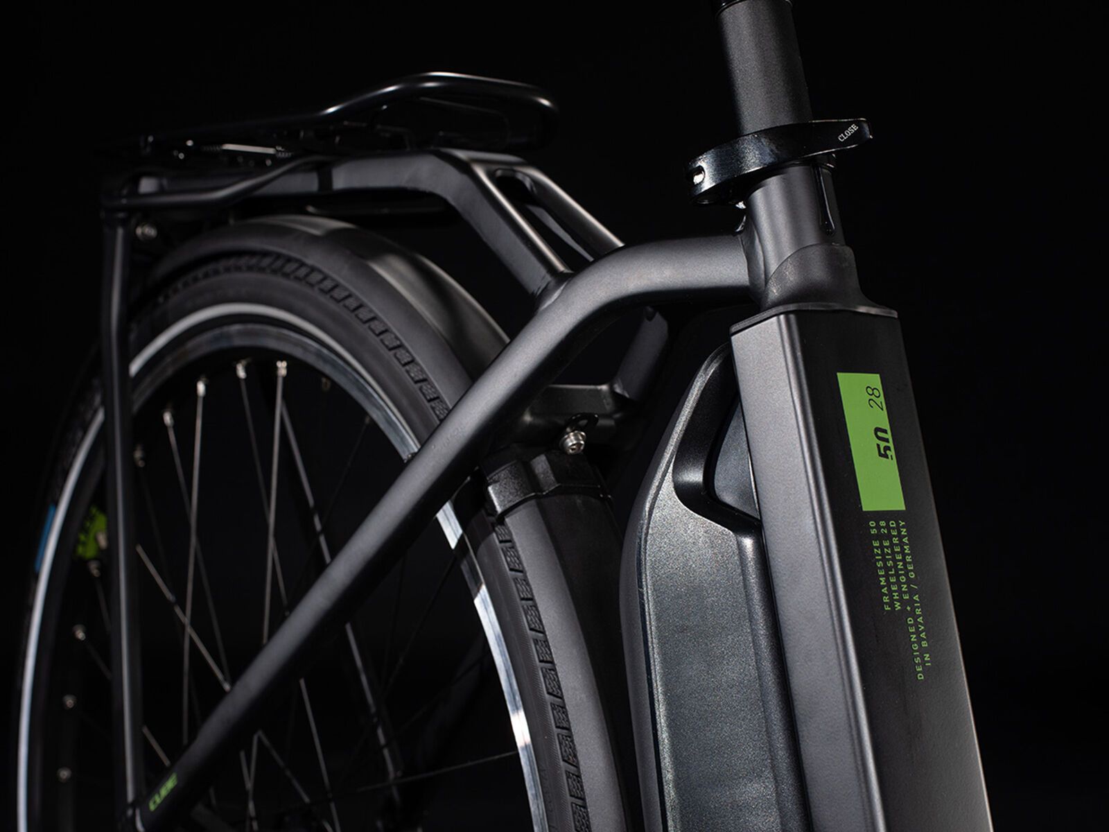Cube Town Hybrid Pro 400, black´n´green - Bild 3