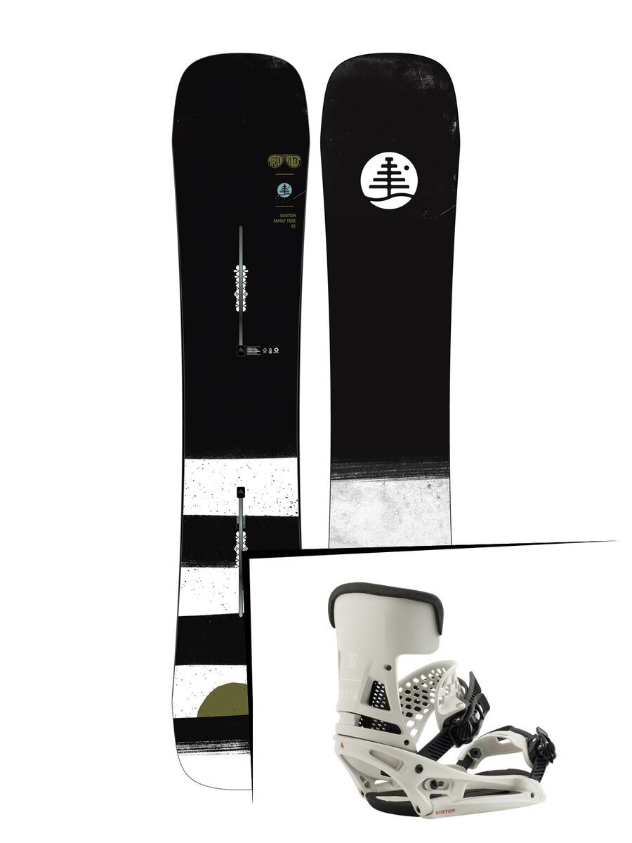 Set: Burton Family Tree Trick Pilot 2019 + Burton Malavita EST vape cloud - Bild 1