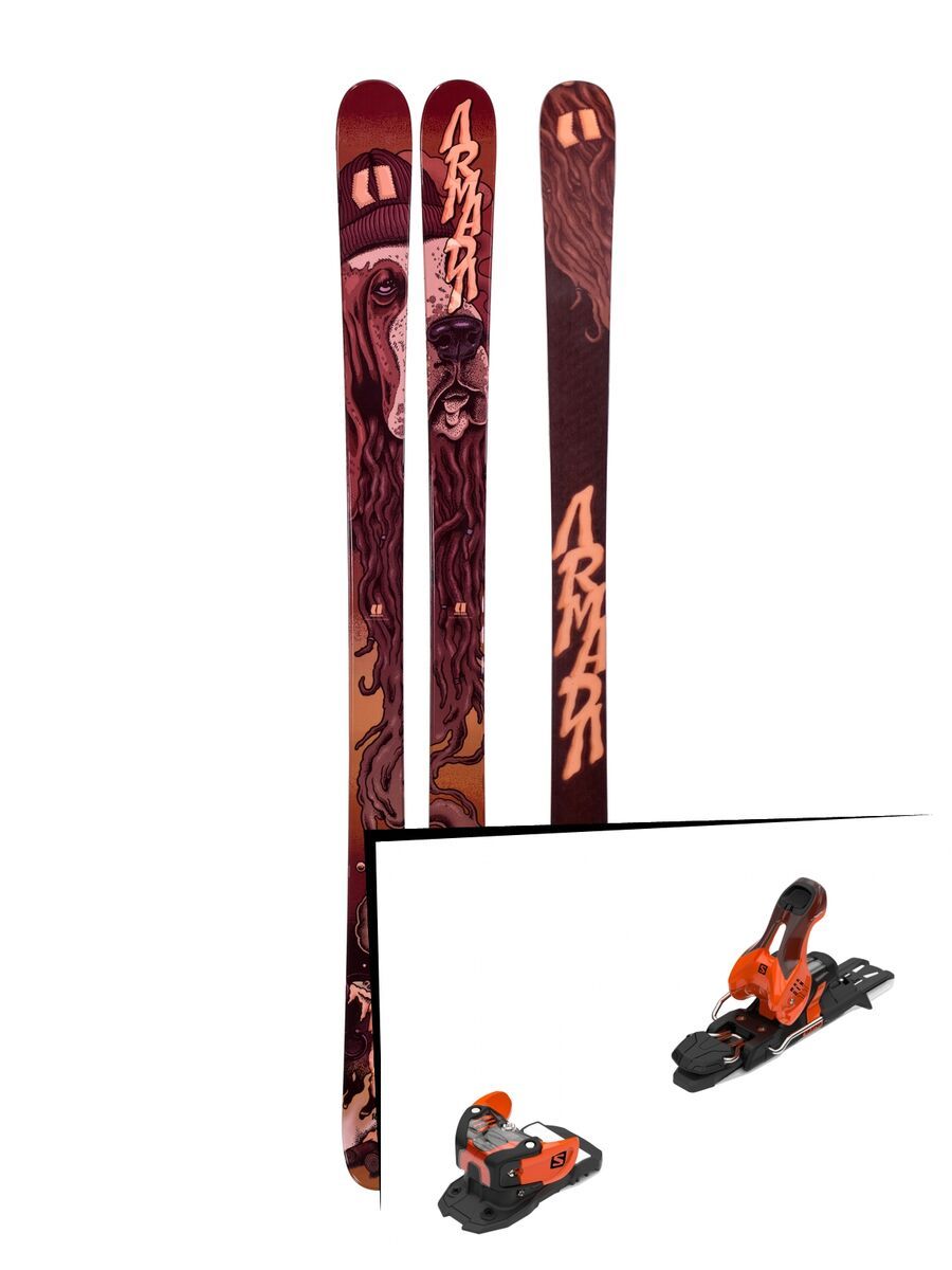 Set: Armada BDog 2019 + Salomon Warden 11 orange/black - Bild 1