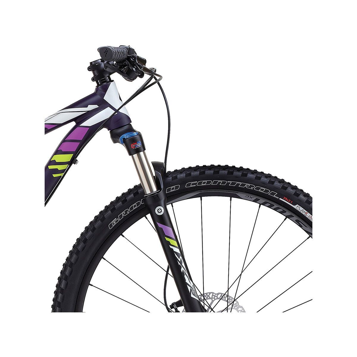 Specialized Jett Comp 29, satin deep indigo/dirty white/hyper green - Bild 5