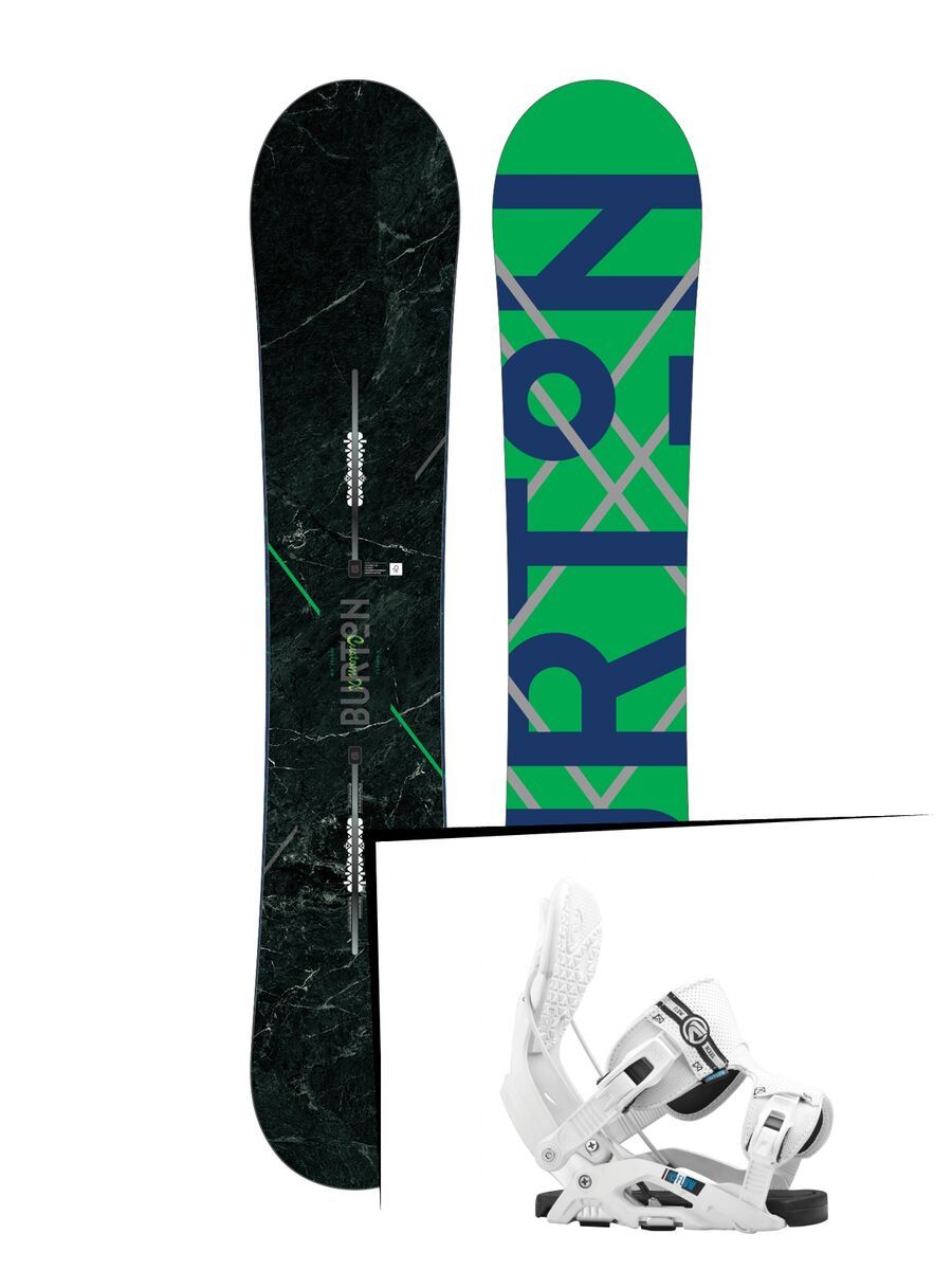 Set: Burton Custom X Flying V 2017 + Flow Nexus (1513163S) - Bild 1