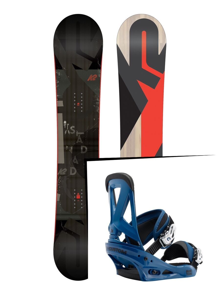 Set: K2 Standard 2018 + Burton Custom blue - Bild 1