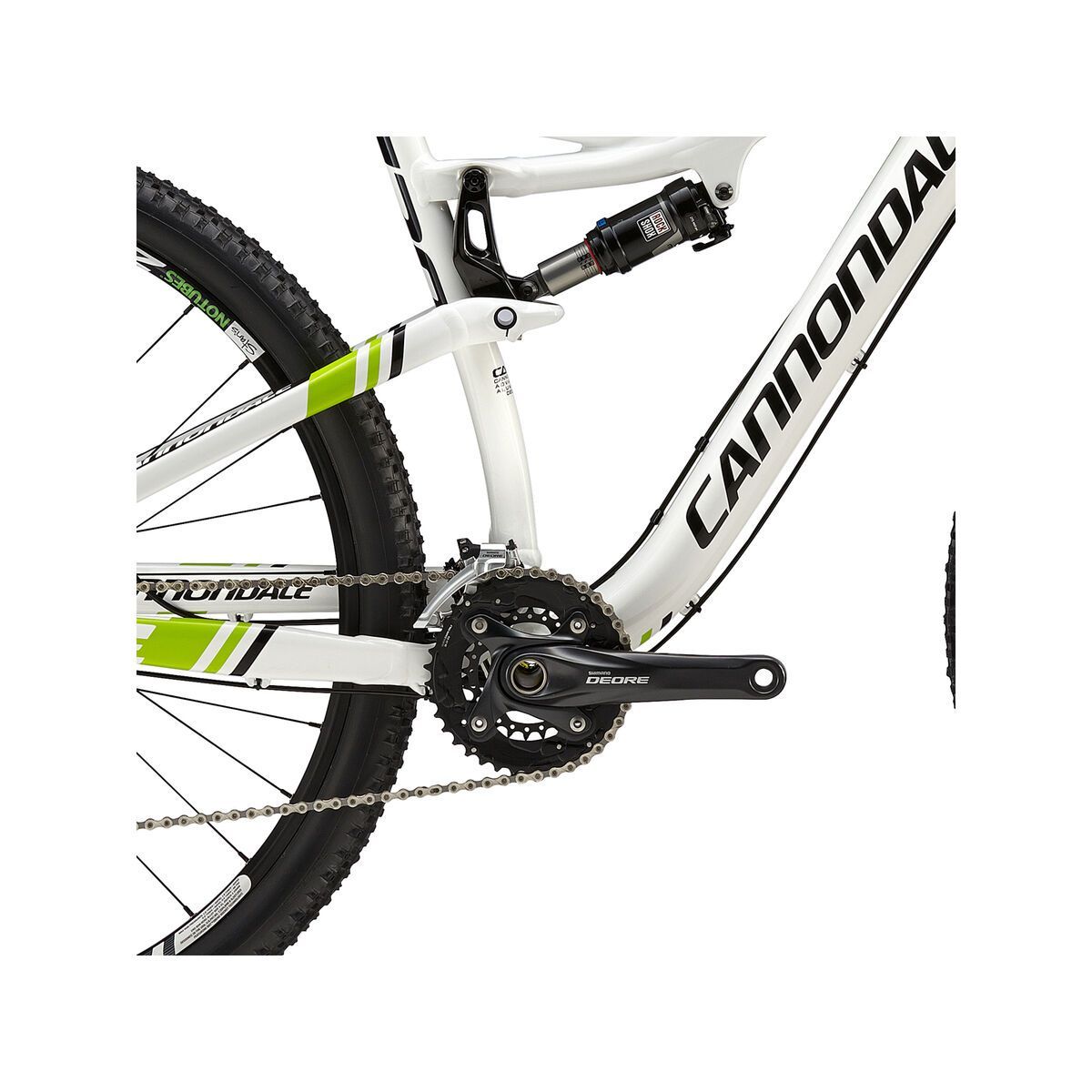Cannondale Scalpel 29 4, magnesium white with berzerker green, jet black - Bild 3