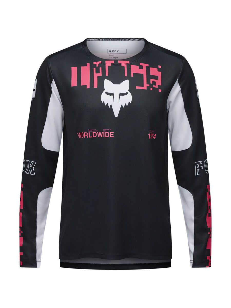 Fox Youth Ranger LS Jersey Digi Image, black - Bild 1