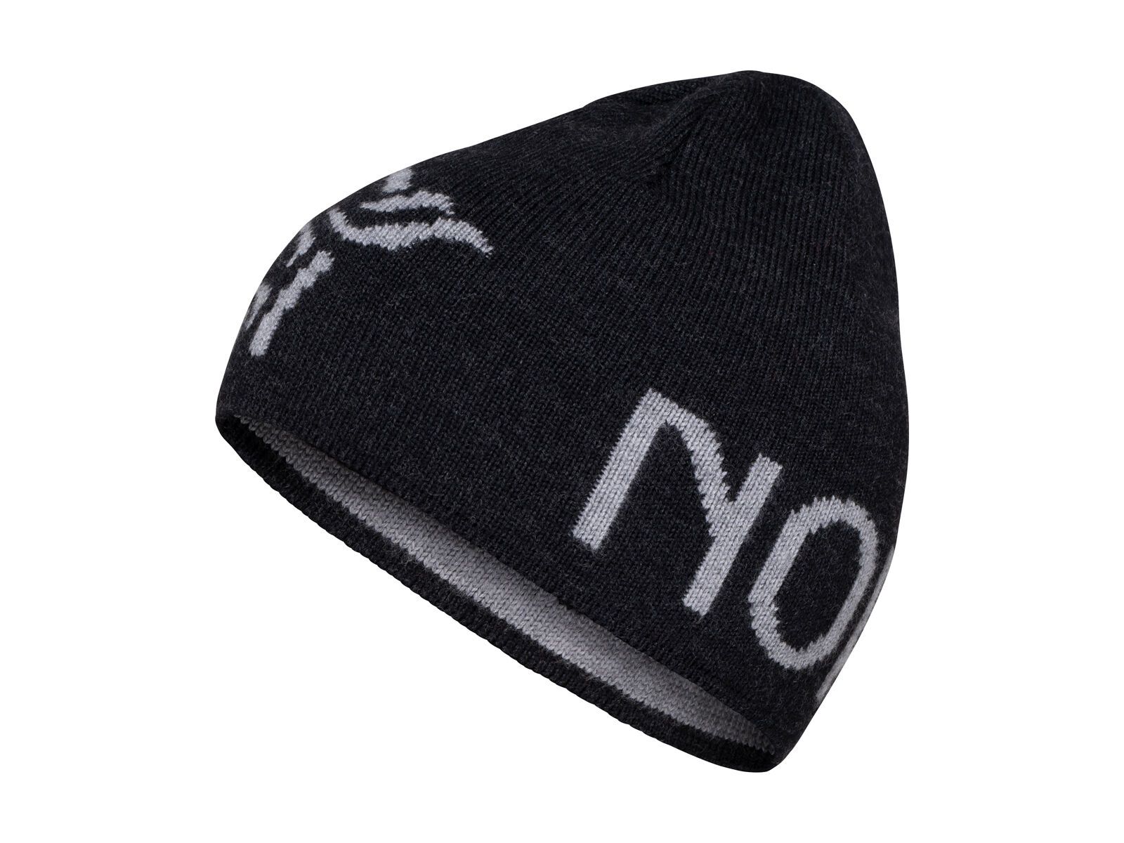 Norrona /29 merinoUll logo Beanie, caviar melange - Bild 1