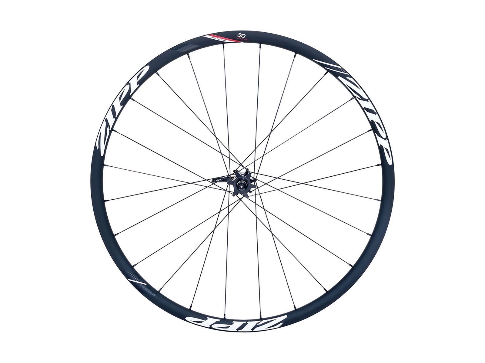 Zipp 30 Course Disc-brake Tubular, schwarz / weiße Aufkleber - Bild 1
