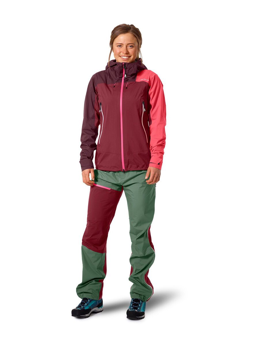 Ortovox Westalpen 3L Light Pants W, green forest - Bild 3