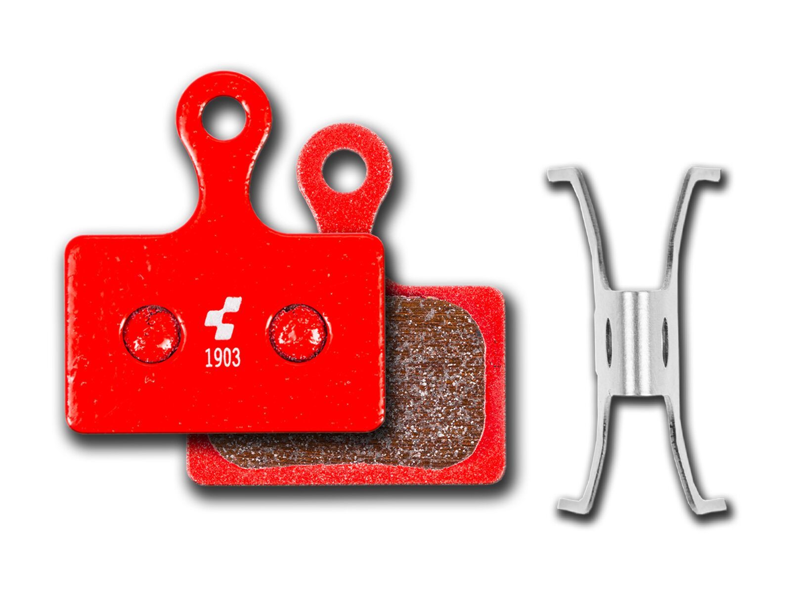 Cube Scheibenbremsbelag Shimano Direct Mount (BR-RS505 / RS805) - gesintert, red - Bild 1