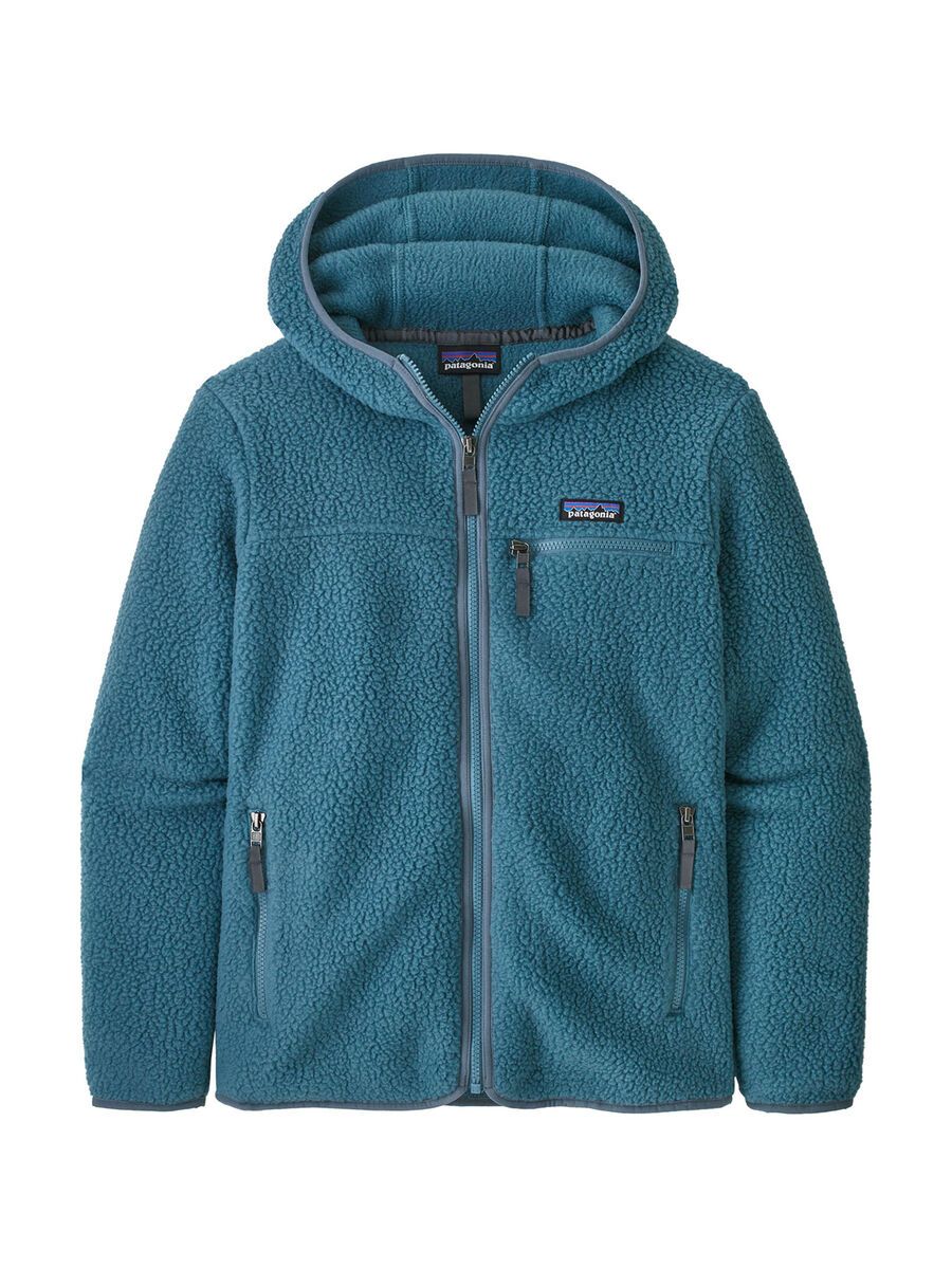 Patagonia Women's Retro Pile Fleece Hoody, abalone blue BIKER