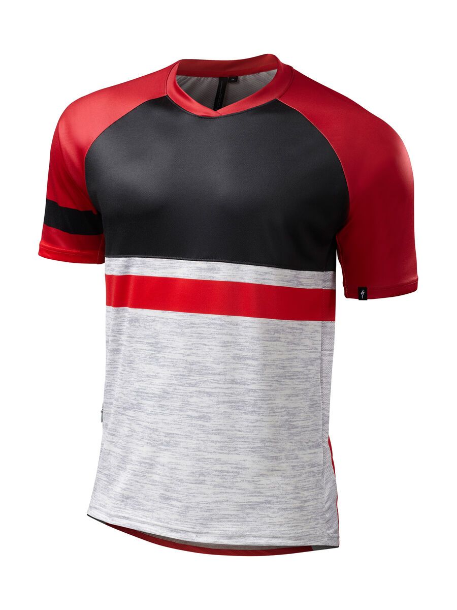 Specialized Enduro Comp Jersey SS, grey/red - Bild 1