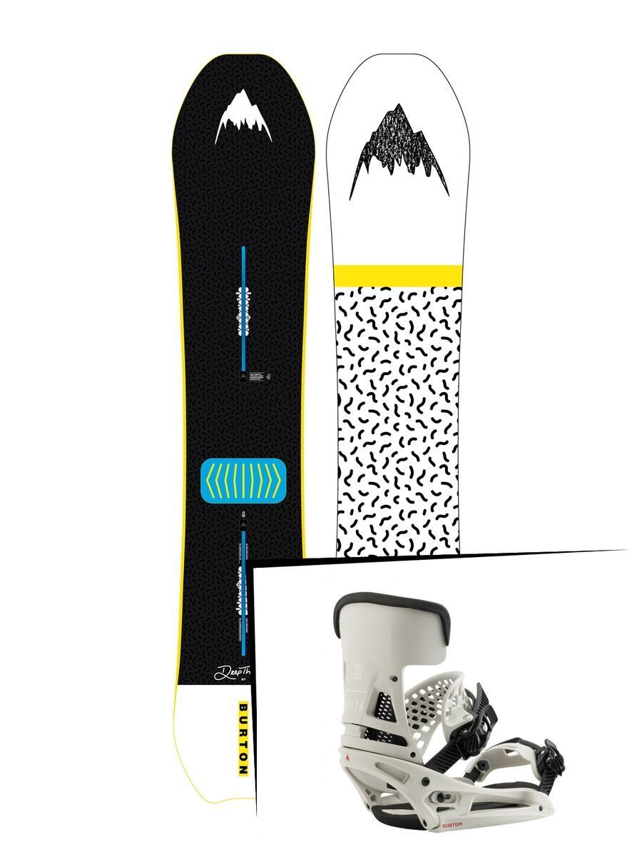 Set: Burton Deep Thinker 2019 +  Malavita EST (2218369S) - Bild 1