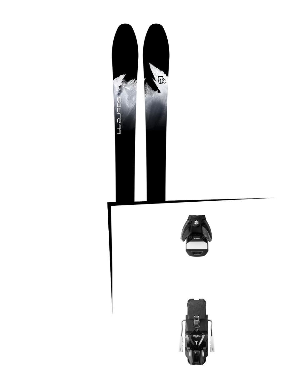 Set: Icelantic Sabre 99 2018 + Atomic STH 13 WTR black/gun metal - Bild 1