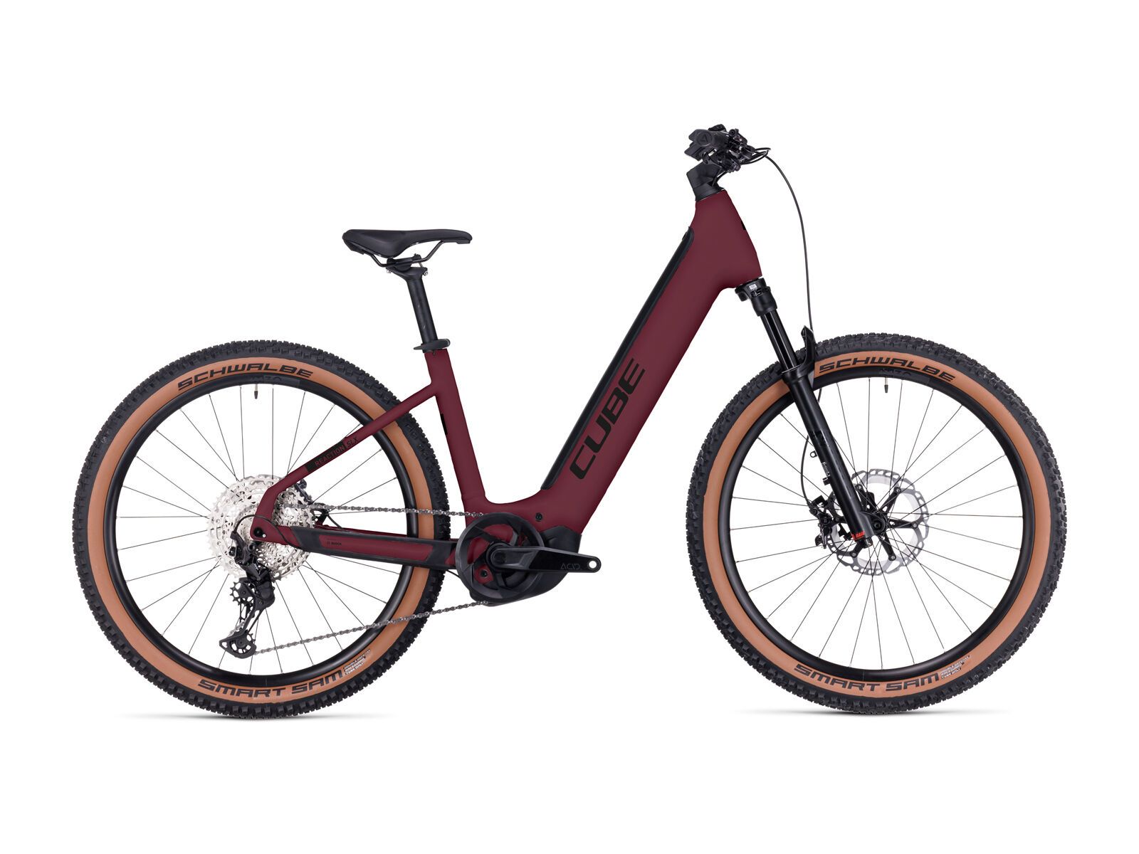 Cube Reaction Hybrid SLX 750 27.5 Easy Entry, rubyred´n´black - Bild 1