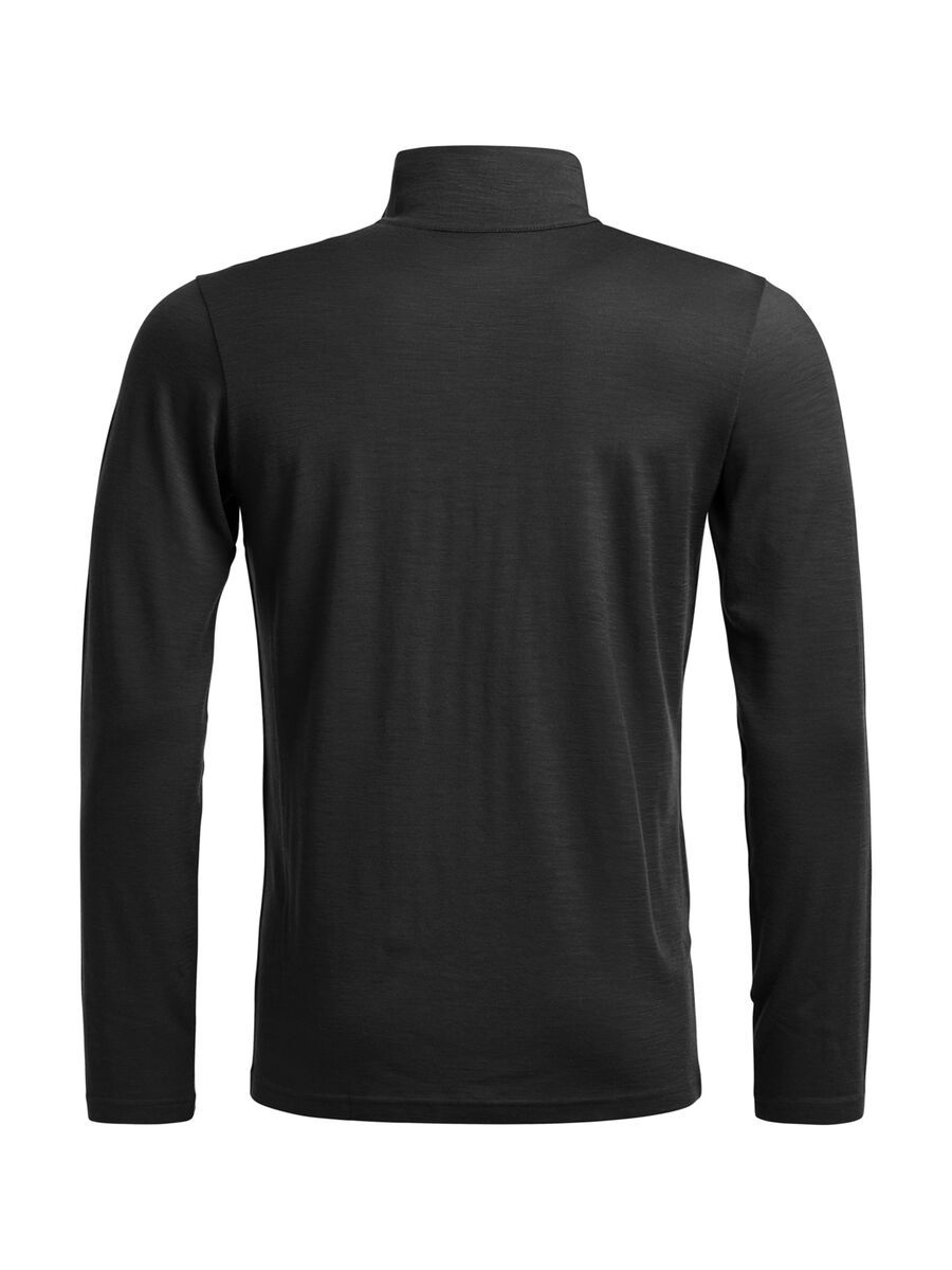 Ortovox 185 Rock'n'wool Zip Neck M, black raven - Bild 2
